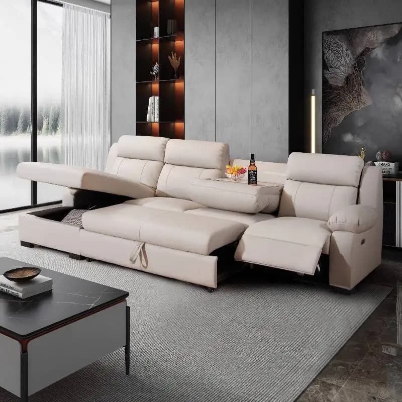 Storage China Electric Recliner Sofas White Cheap Quality Luxury Living Room Sofas Single Modern Banken Woonkamer Furniture