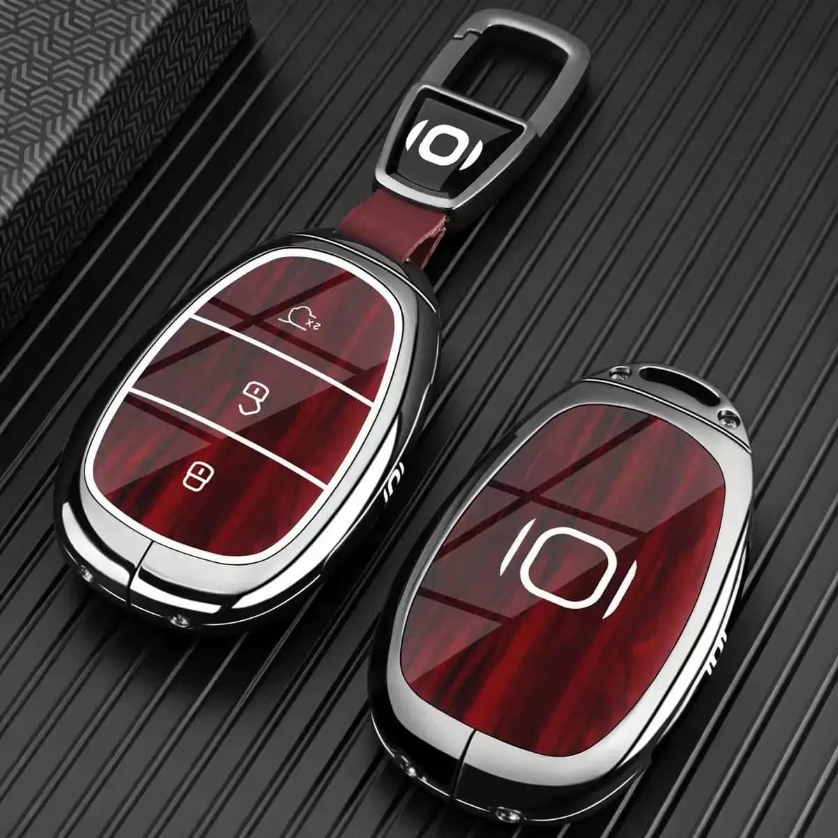 Zinc Alloy Car Key Case Cover Shell Protector Fob Holder for Changan Nevo Q05 A07 A06 Q07 2026 Accessories  Keybag Keychain