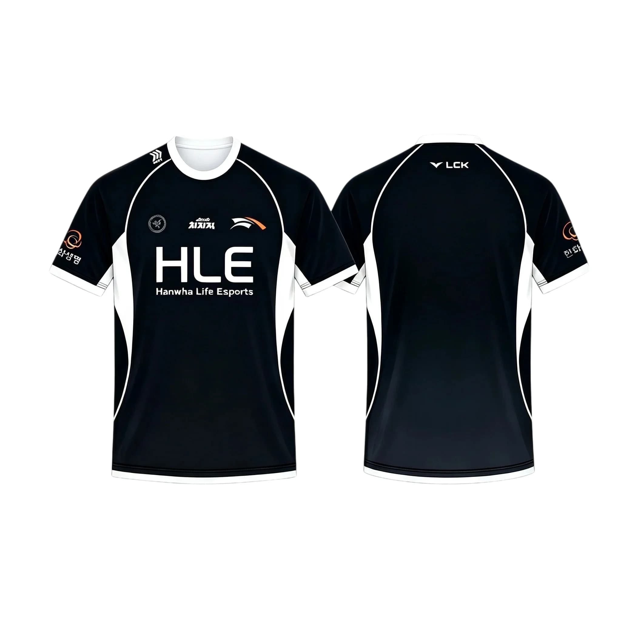 Summer New Hle Esports Team Jersey Msi Player Battle Jersey Male And Female Fan Assistance 3d Printed Round Neck Top