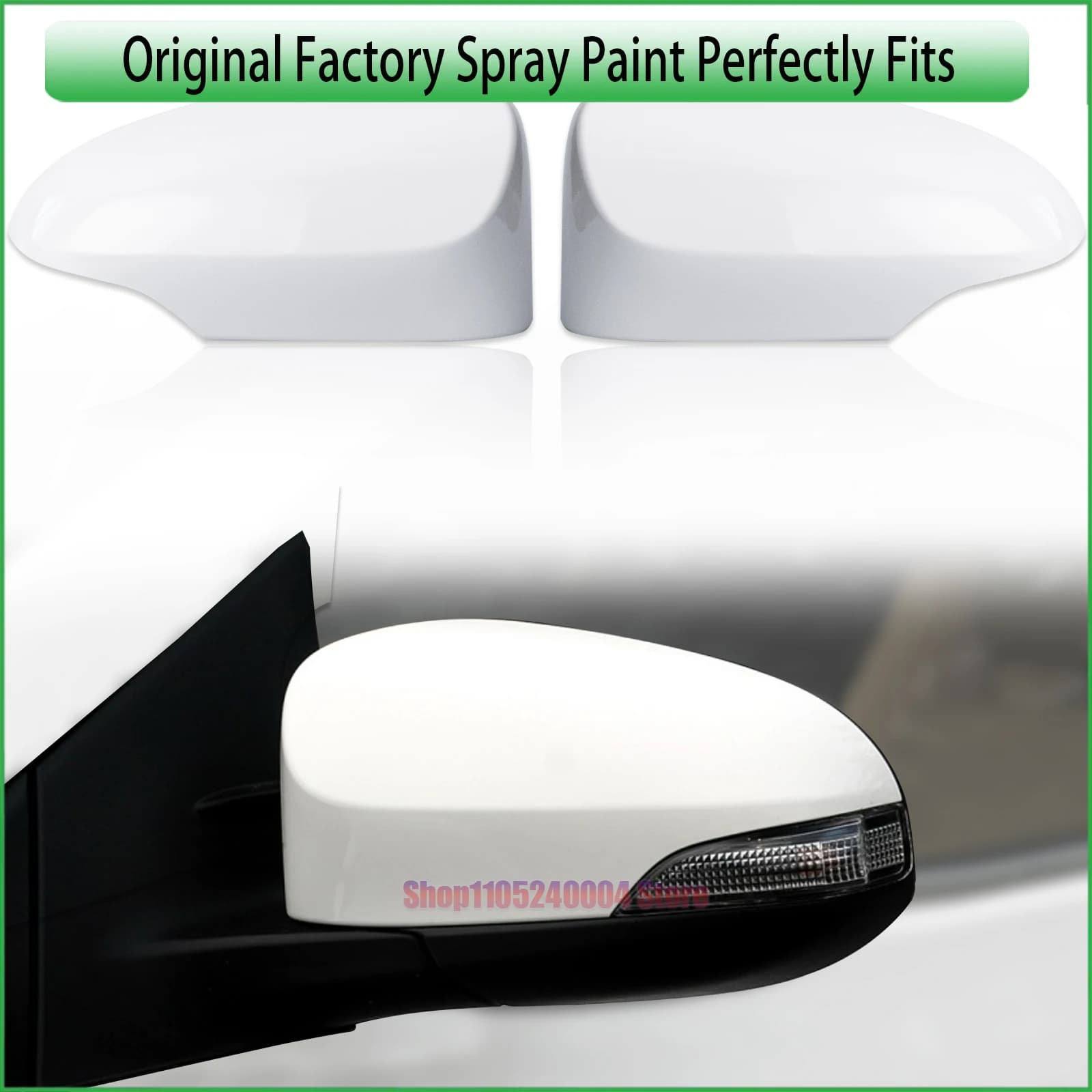 Compatible Protective Rearview Mirror Cover Cap Housing For Toyota Corolla 2014-2019 Exterior Mirrors Accessory