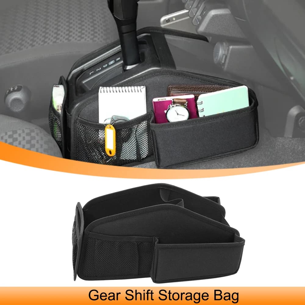 for Suzuki Jimny JB64 JB74 2019 2020 2021-2025 Gear Shift Storage Bag Organizer Tray Stowing Tidying Car Interior Accessories