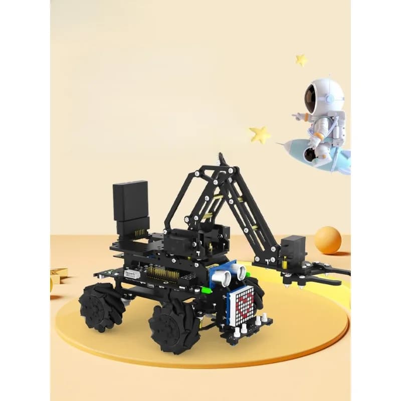 Children's graphic programmable, educational robot, robotic arm, line patrol, trolley kit