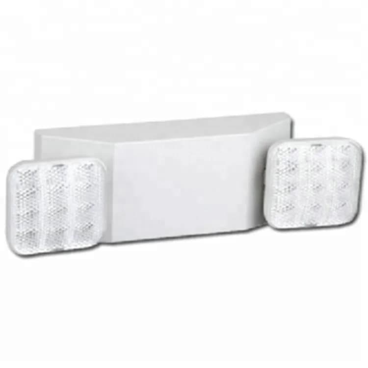 Wall-mounted super bright double-head LED emergency light