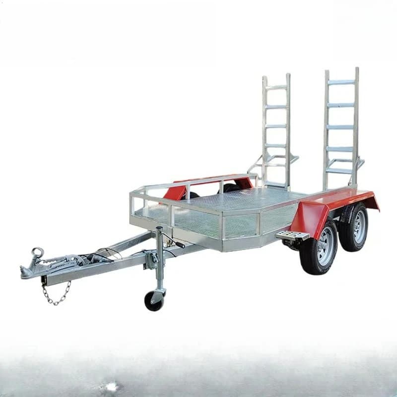 Excavator trailer, flatbed truck, hot dip galvanized excavator tool truck