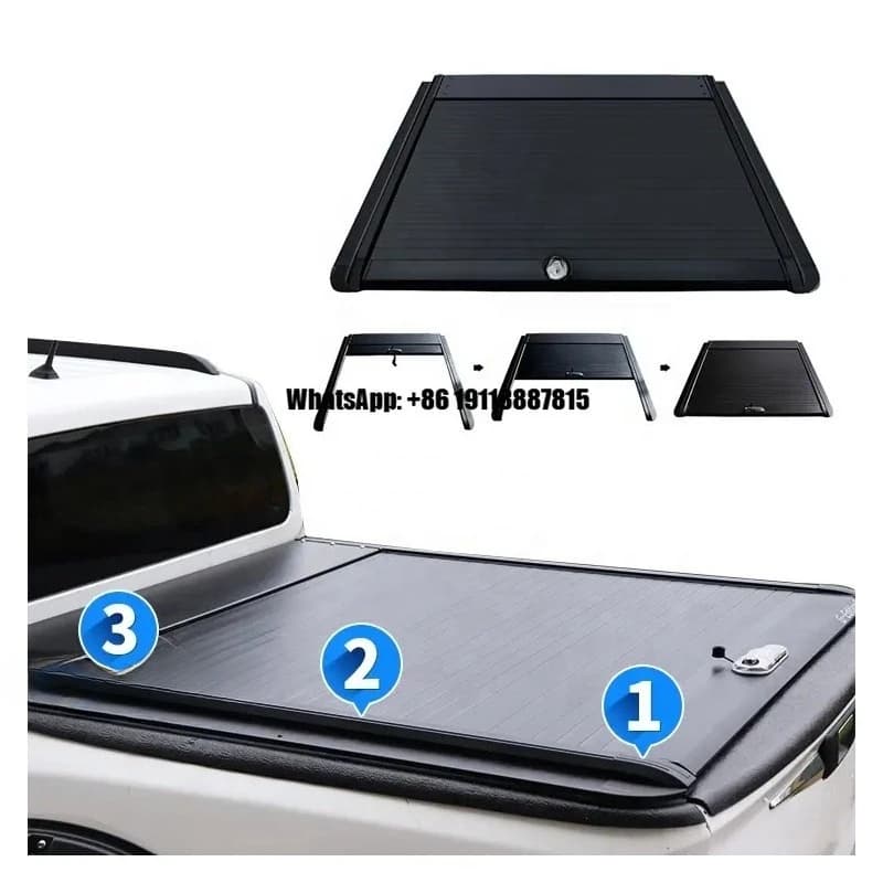 Benext 4X4 High Quality Hard Aluminum Pickup Truck Cover Retractable Tonneau Cover for 2019 for dodge Ram 1500