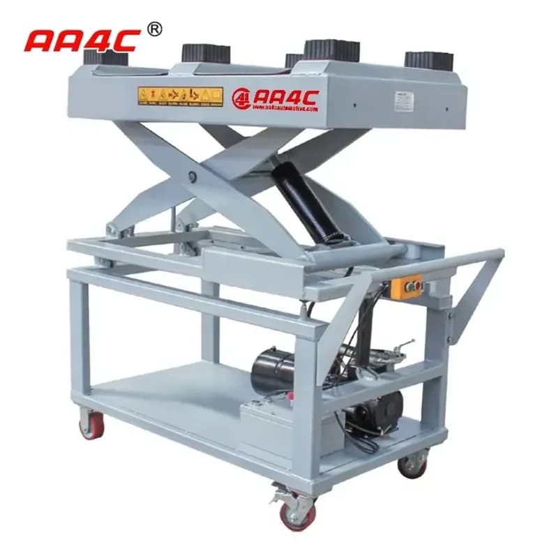 AA4C EV Battery Pack Lifting Platform 1500kg Pneumatic & Electrical Lifting Height 1720mm