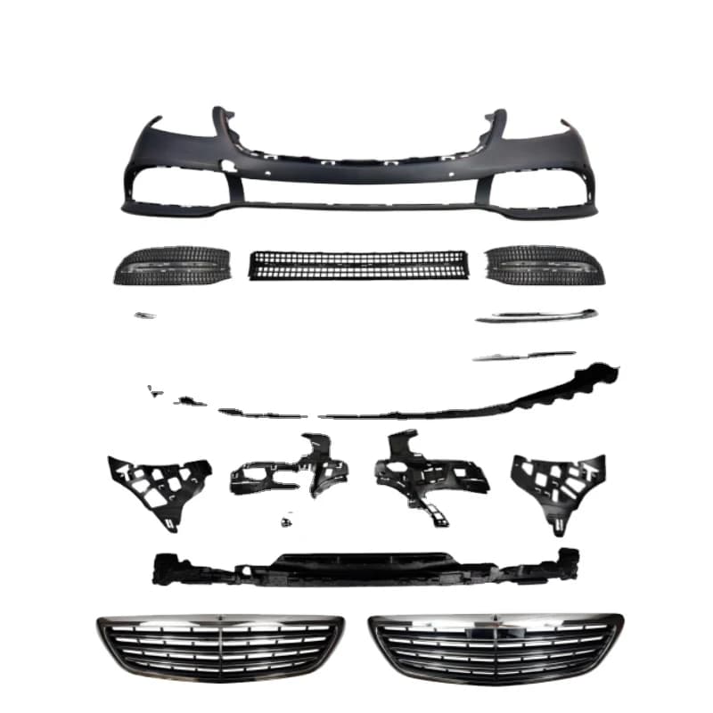 High-quality SLK-style front bumper body kit suitable for S-Class W222 car exterior modification styling accessories.