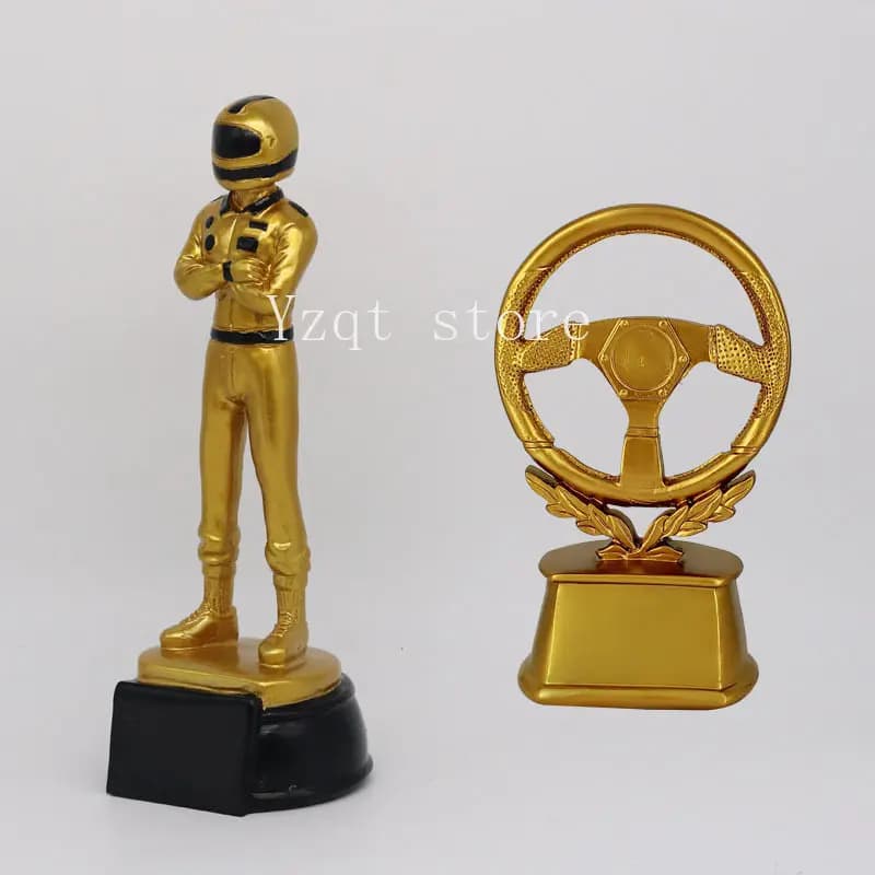 Kart Trophy Custom Model Ornament Sports Event Trophy Racing Character Memorial Race Trophy