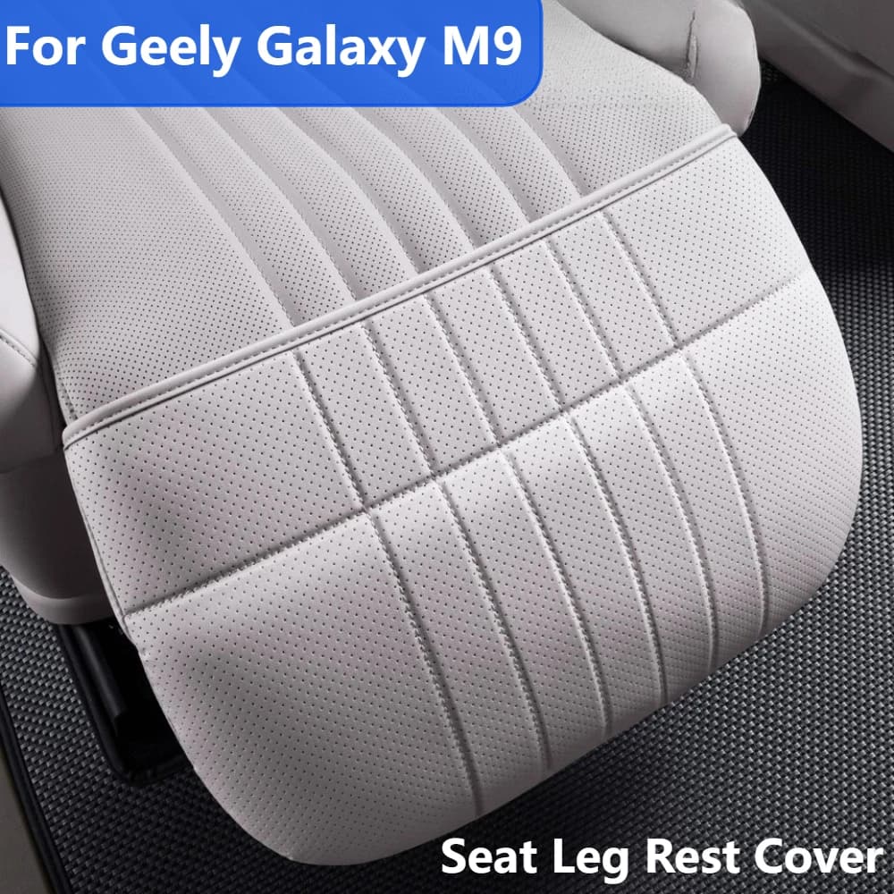 For Geely Galaxy M9 Front Passenger Seat Leg Rest Cover Rear Row Seat Footrest Pad Anti-Scratch Protective Car Accessories