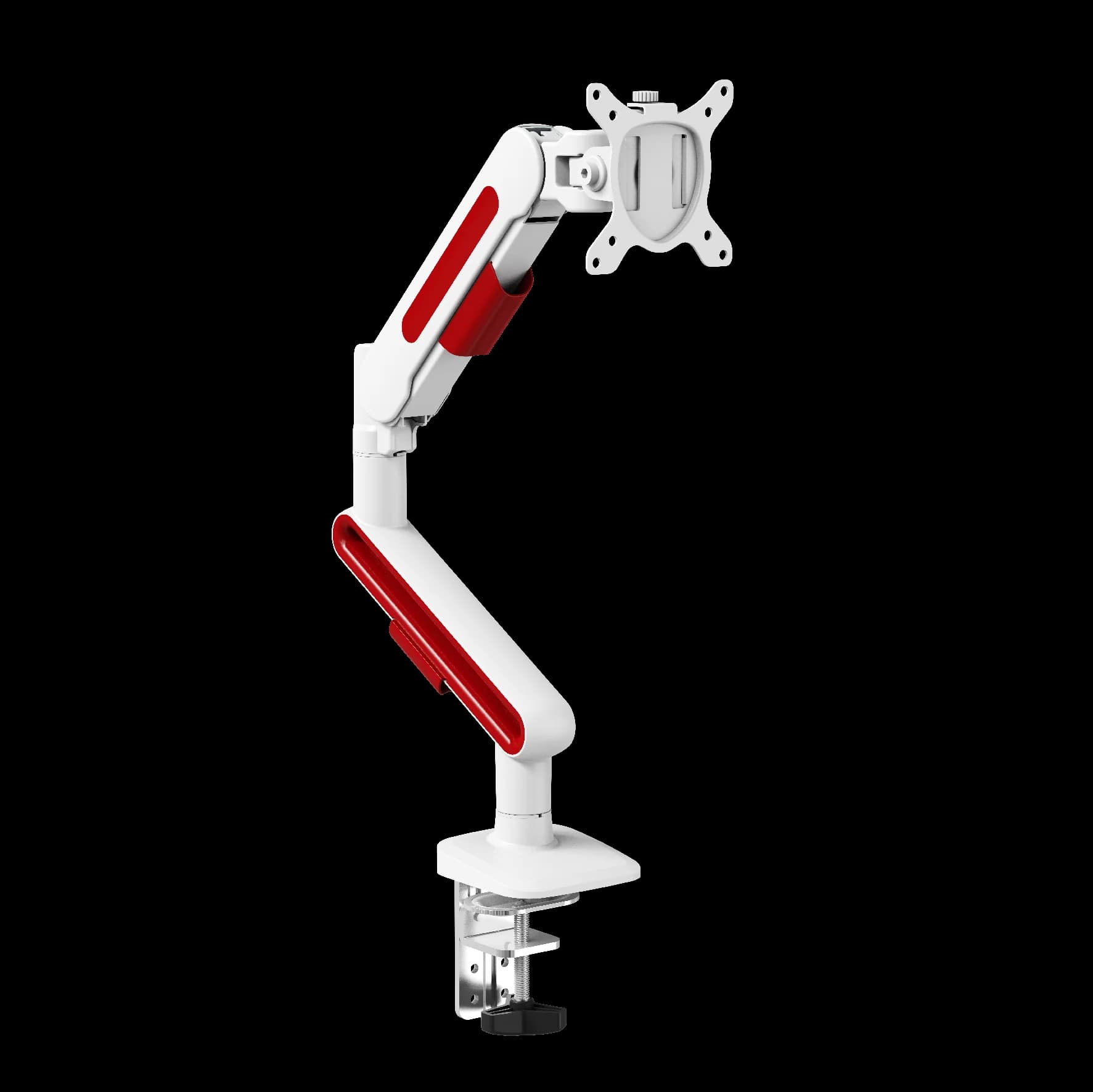 15"-34" Cost-Effective Gaming Aluminum Alloy Gas Spring Monitor Arm with 90 Degree Tilt VESA Mount Single Monitor Mount