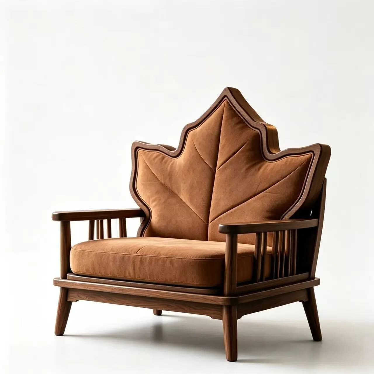 LMM single chair, Song's aesthetic simple and creative maple leaf sofa chair furniture