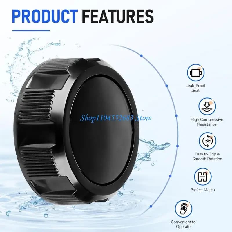 Pressure Swimming Pool Filter Drain Cap with Smooth Cut Thread R0523000 for Easy Installation & Leak Prevention
