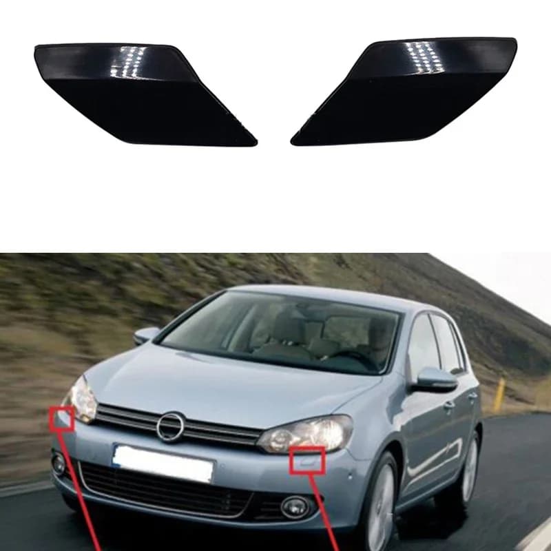 Applicable to the front bumper headlight water spray cover front bumper cleaning device plug plate of Volkswagen GOLF MK6 Golf 6