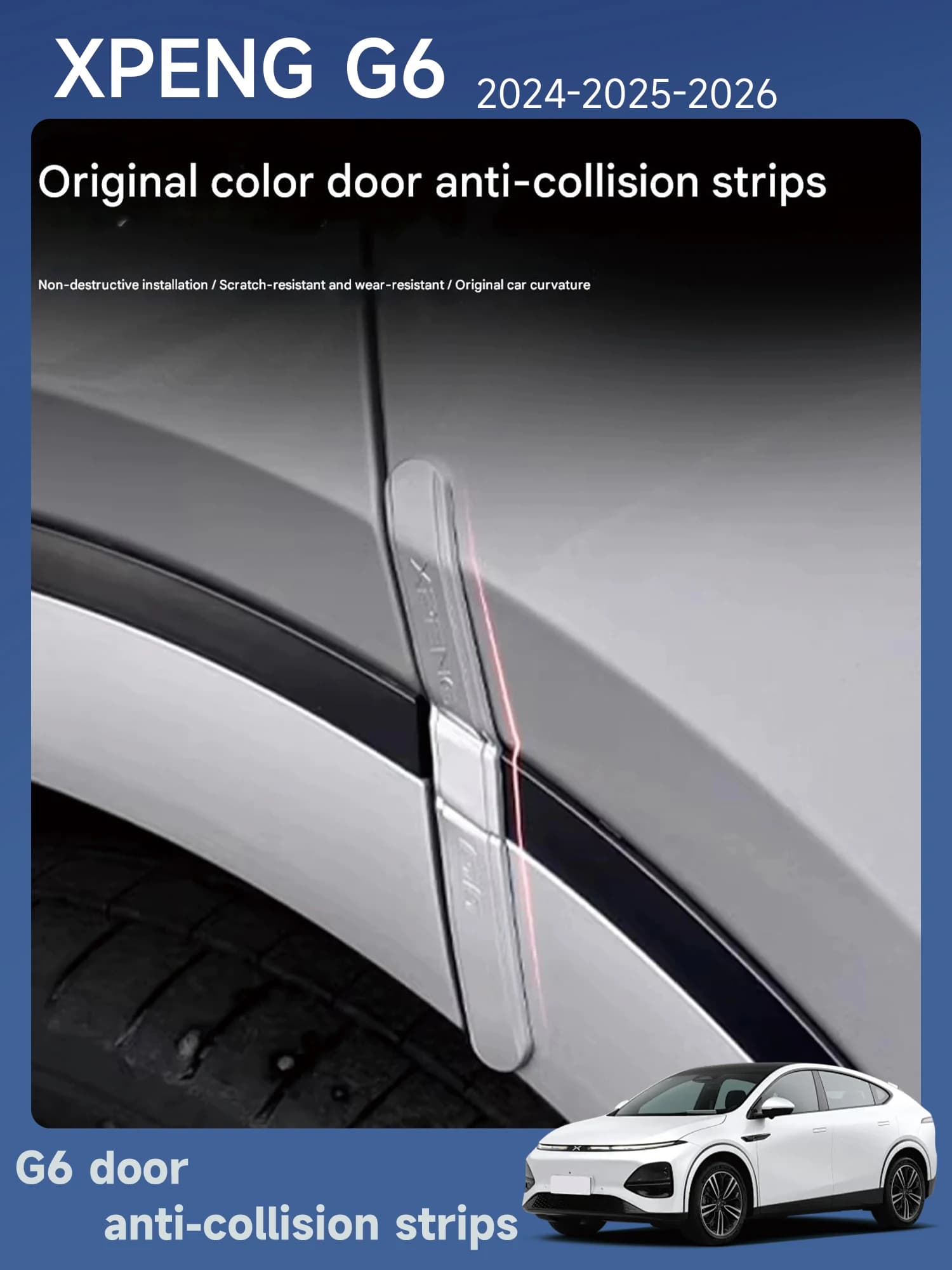 [Fast Shipping] XPENG G6 Door Anti-Collision Strips (4-Door Set)