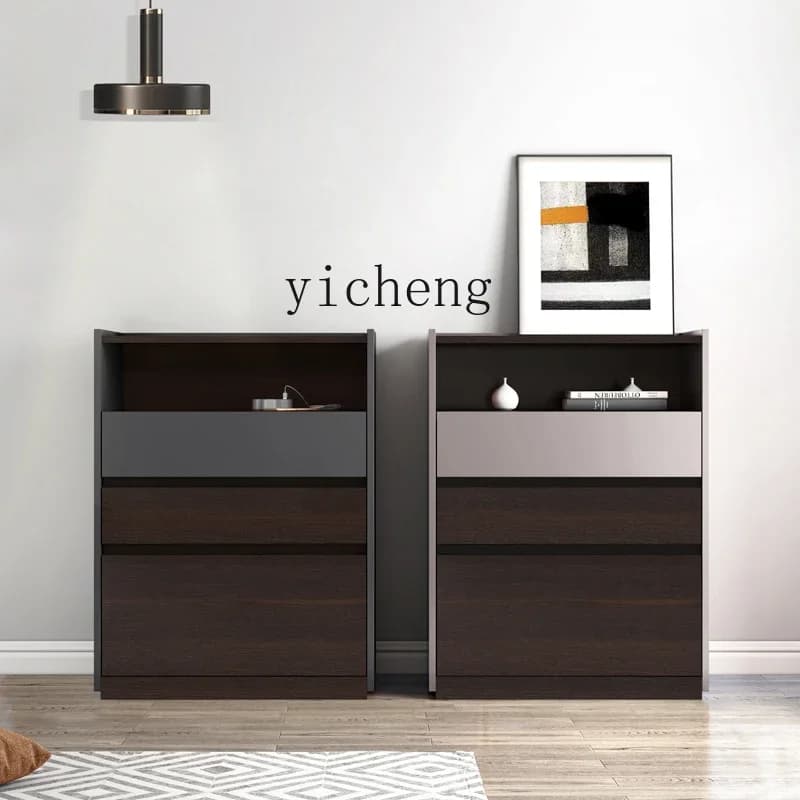Minimalist And Minimalist Modern Multi-chest Cabinet Storage Drawer Storage Side Cabinet Living Room Bedroom CabinetD25