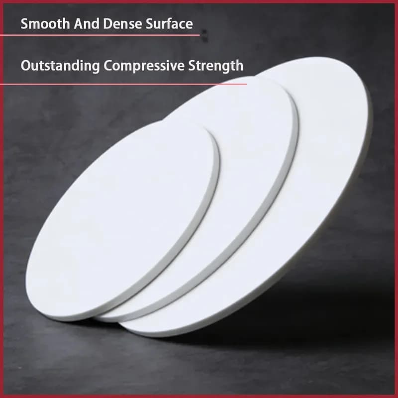 Precision Alumina Ceramic Circular Sheet 0.25/0.38/0.5/1/2/3/4mm for Industrial Seals & Electronic Packaging
