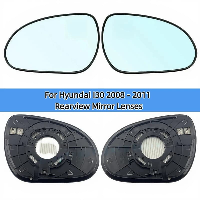 Rearview Mirror Glass/ 87611-2L000 8s/Car accessories Replace7621-2L000/Wing Mirror Len For Hyundai I30 2008 - 2011White mirror