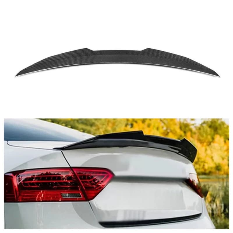 High Quality 2009-2016 Car wings Suitable for  A5 B8 Dry Carbon Fiber Tail Spoiler