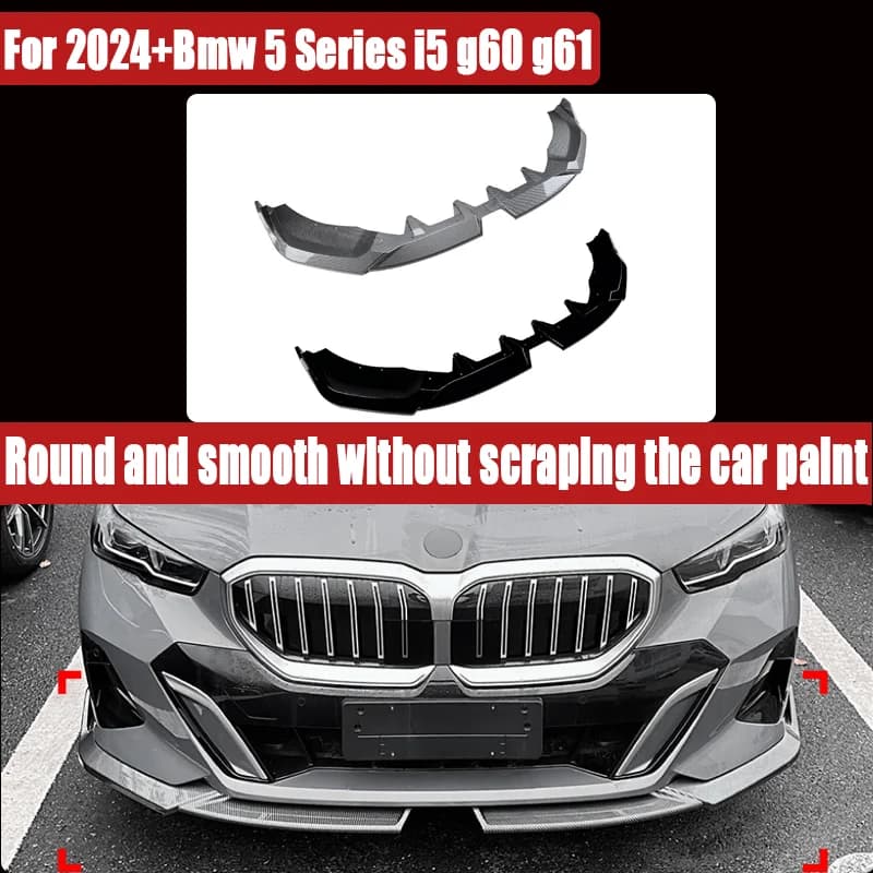 For 2024+Bmw 5 Series i5 g60 g61 M Sport MP front lip and front shovel surround modification parts.car accessories