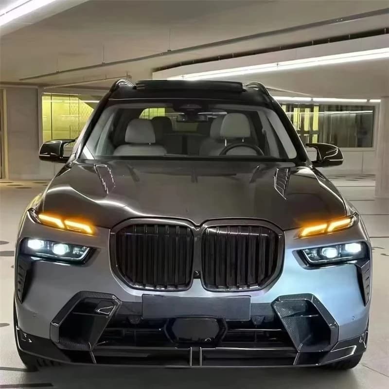 For X7 late  models Dry Carbon Fiber Kit Parts Bumper Retrofit Auto Parts Body Kit Suitable