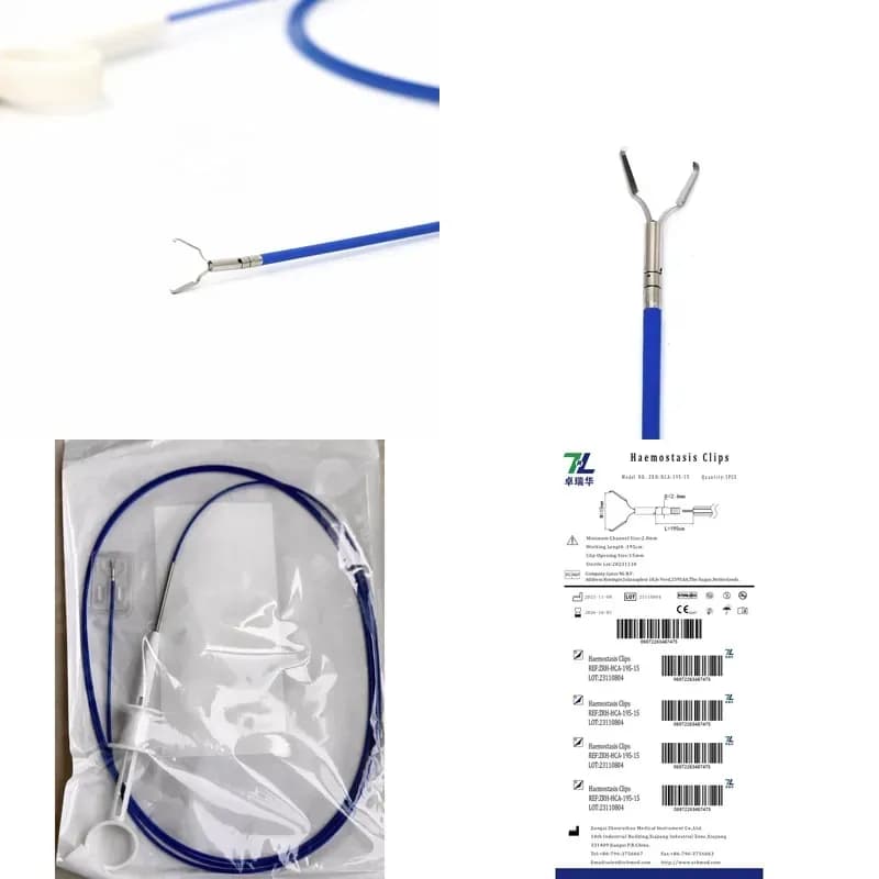 17mm Large Opening Rotatable Handle Endoscopy Disposable Hemostatic Clips