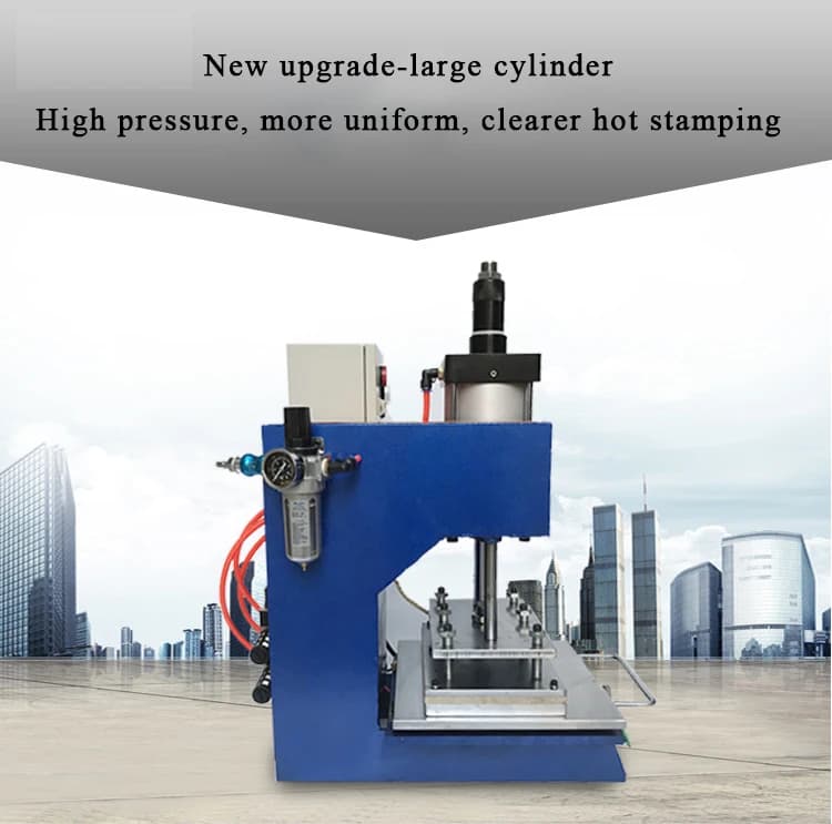 【HOT】Pneumatic Hot Stamping Machine Leather Embossing and Labeling Roll Paper Certificate Book Hot Stamping Machine Heat Press