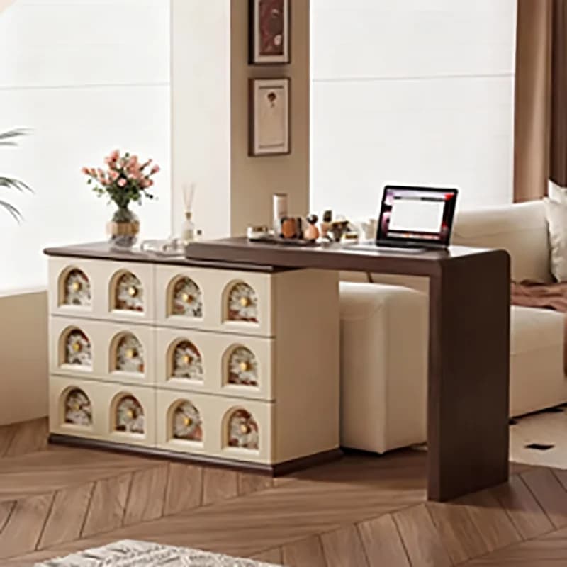 Italian Vintage Vanity Table Unique Elegant Exquisite Premium Vanity Table Trendy Practical Meuble De Chambre Bedroom Furniture