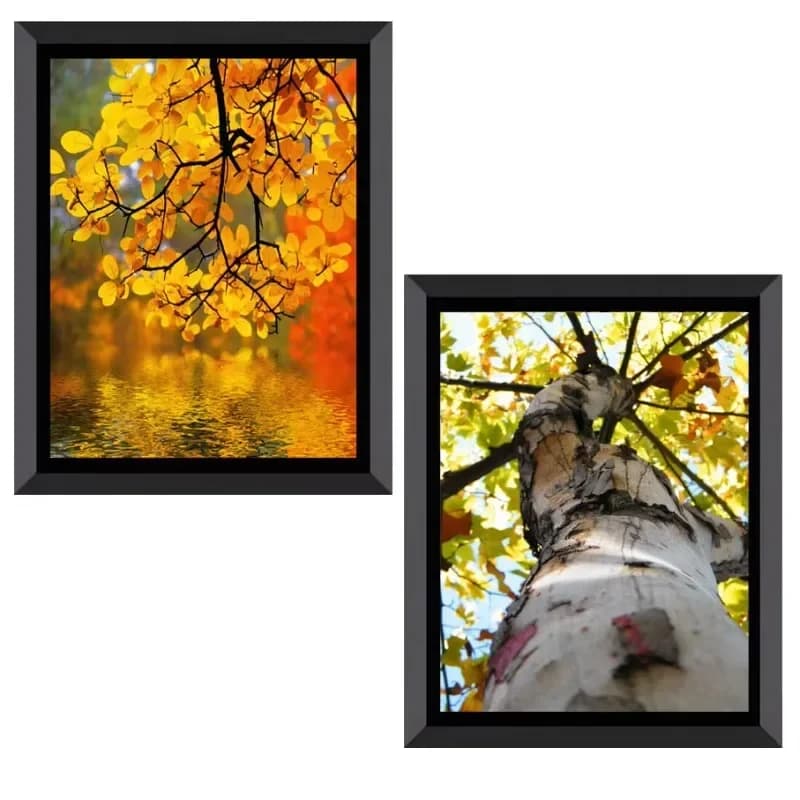 Hotel Art Oil Painting Mural Home Decoration Yellow Leaf Landscape 3D Oil Painting Oil Painting