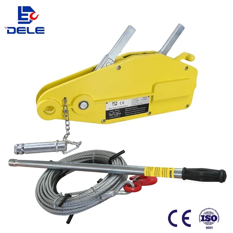 Wire Rope  DSL-TW3200  Hand Winch  Manual  Anchor Pully Machine Trailer Winches Wire Rope Tractor 3.2ton