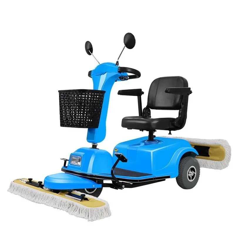 Electric Dust Cart Property Cleaning Hospital School Electric Driving Dust Truck Dust Removal Mopping Machine