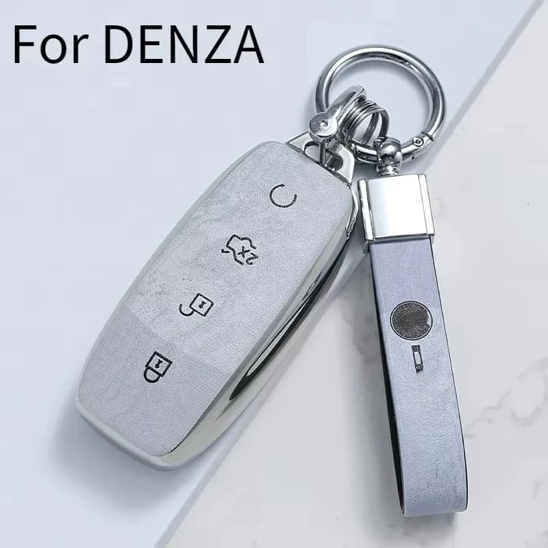 For DENZA d9  car key cover n7/n8 smart key modification decoration TPU full package protection shell