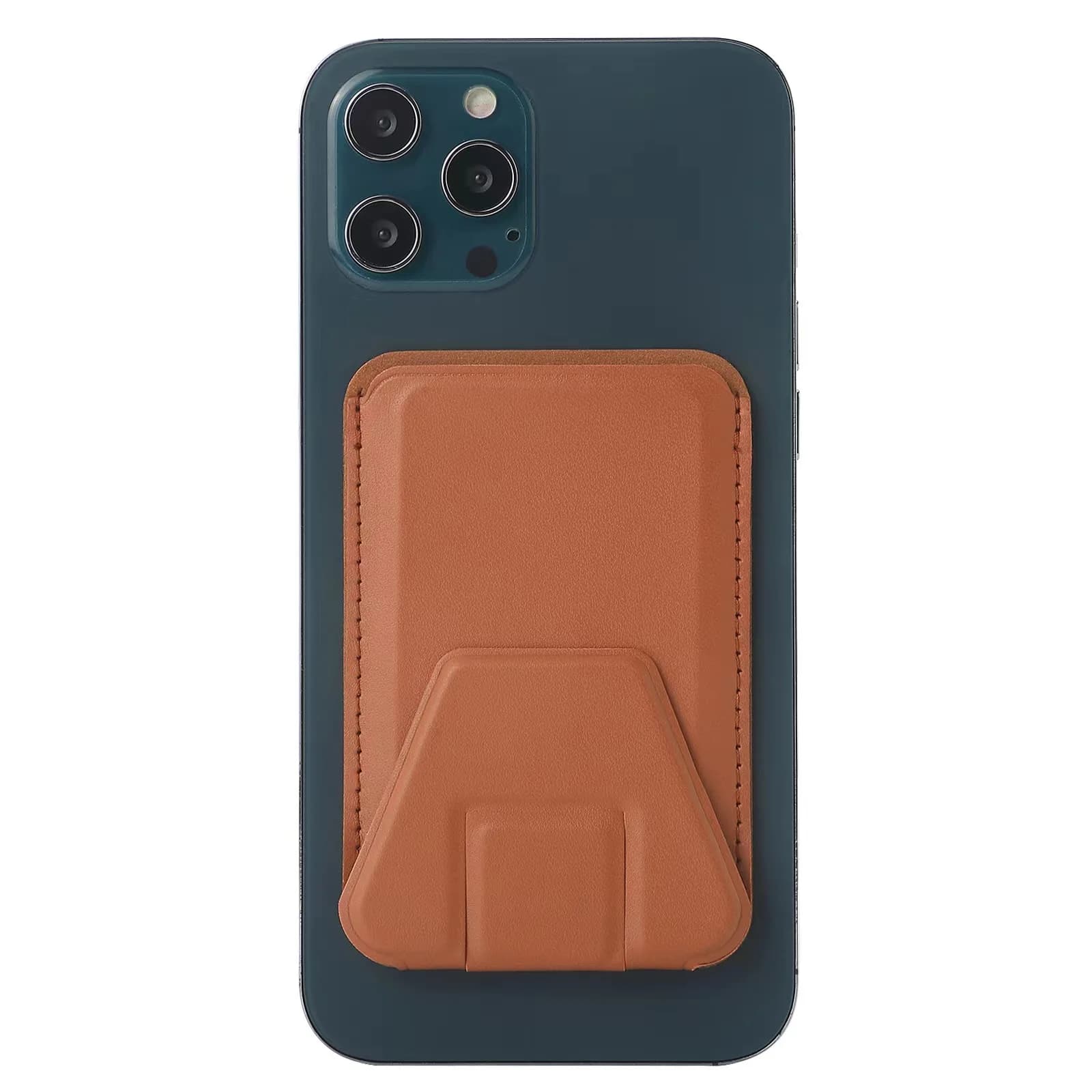 Strong Magnetic Leather Wallet Phone Case Bracket Stand For Aple iPhone 17 16 15 14 13 Pro Case Card Holding Cover Card Slot Kit