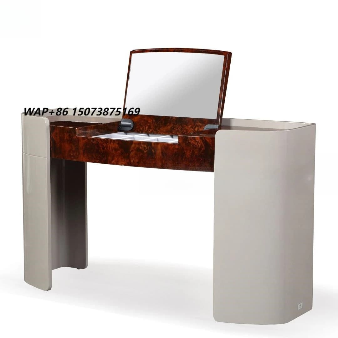 Deluxe Dressing Table with Makeup Mirror for Villa Hostess, Including Makeup Mirror and Dressing Table