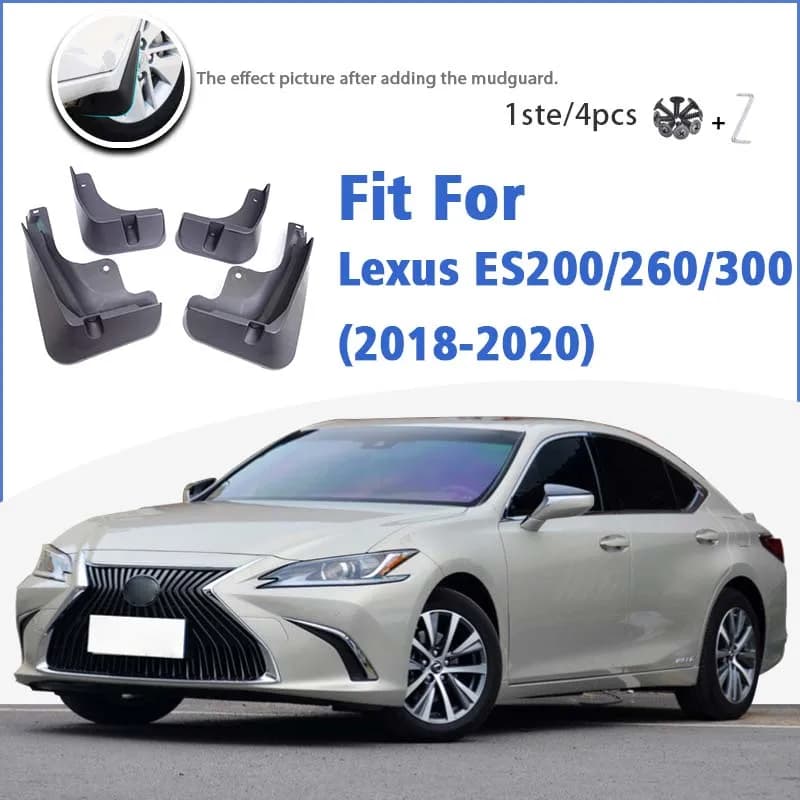 Mudguards For LEXUS ES XZ10 ES250 ES350 ES300H 250 300H 350 2019 2020 2021 2022 Mud Flaps Splash Guards Fender Car Accessories