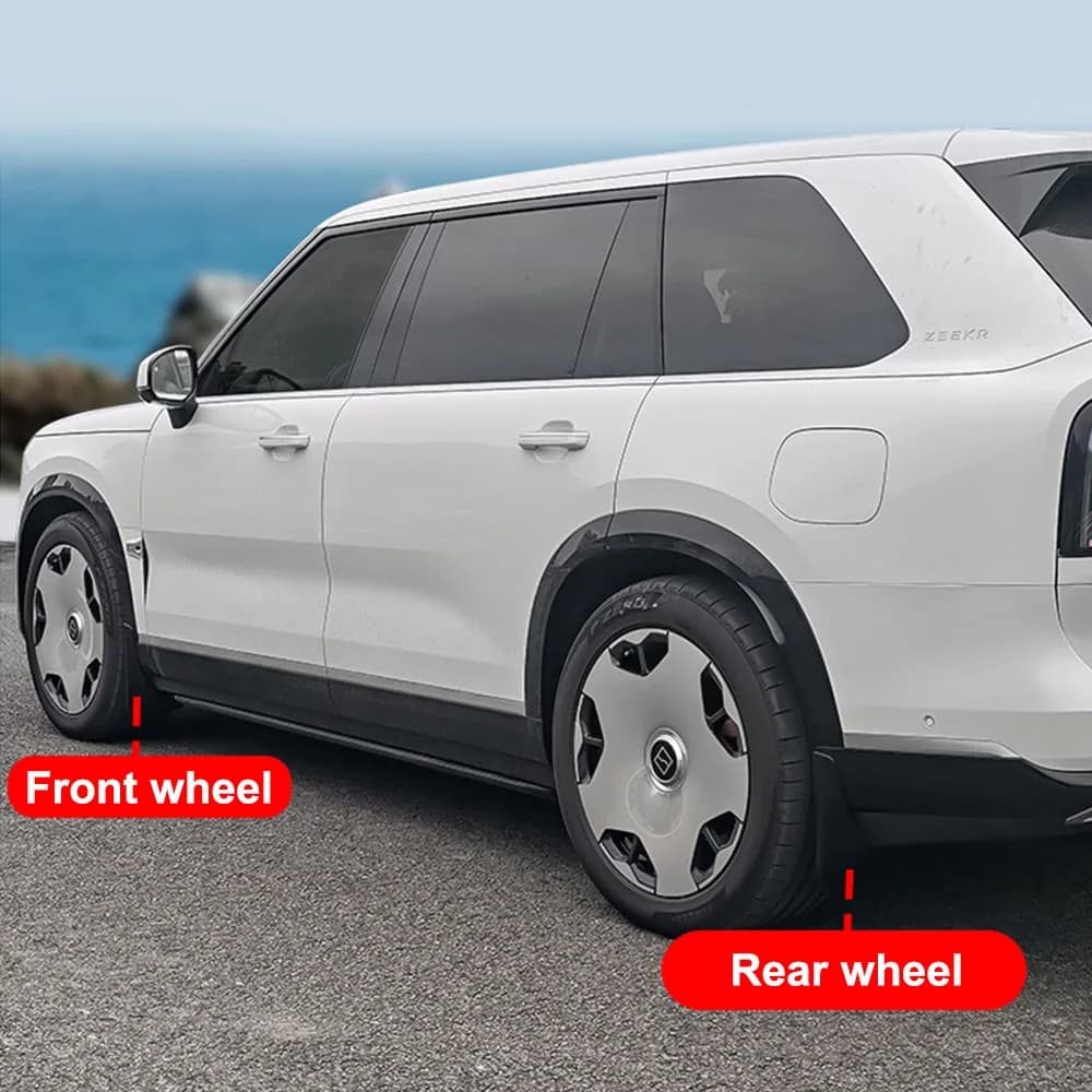 4 Pcs Special Wheel Mudguard For ZEEKR 9X 2025 2026 Interior Modification Accessories Effectively Blocking Sediment And Sand
