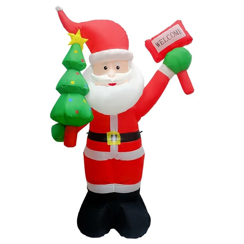 Hot Sale Retail Santa Outdoor Decoration Gifts Holiday Supplies Christmas
