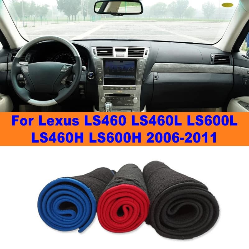 Anti-Glare Dashboard Cover Dash Mat Non-Slip Sun Shade Pad Interior Protector For Lexus LS460 LS460L LS600L LS460H 2006-2011