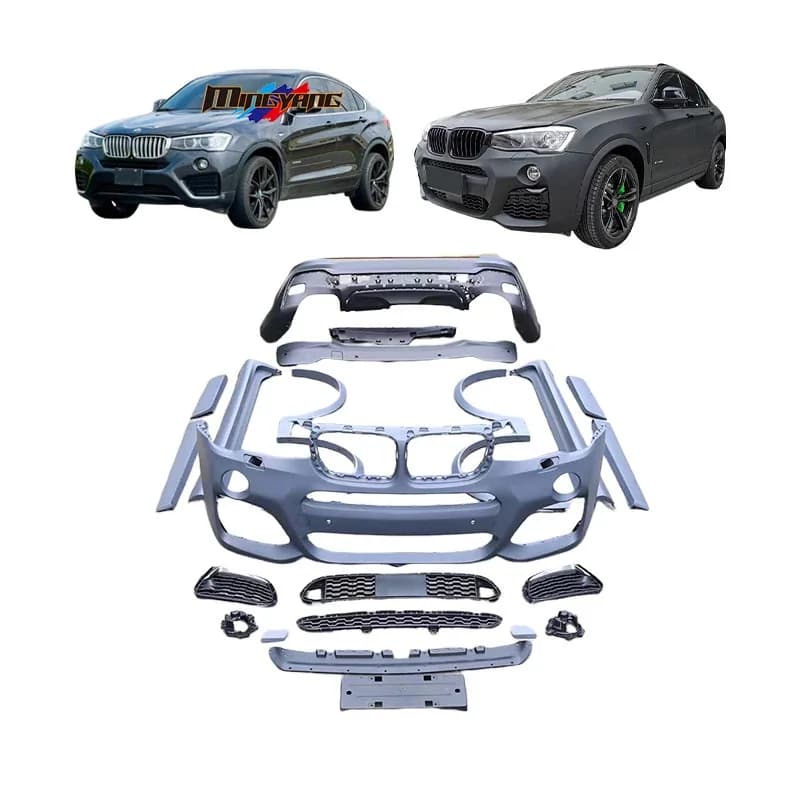 High Quality MT Style Car Accessories Front Bumper Bodykit for  X4 F26 2014-2018 Upgr to M Tech M40I Body Kit