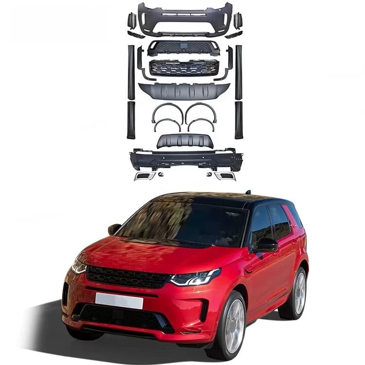 For Land Rover Discovery Sport 2013-2019 Upgrade to 2020 Style Bodykit  Bumpers Diffuser Wheel Eyebrow Side Skirts Body Kit