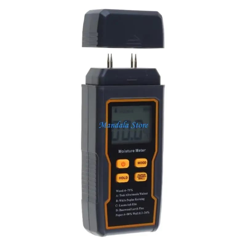 U2JC Handheld Moisture Tester Meter with Backlight Digital Moisture Detector Meter Tester Firewood Moisture Cement Paper