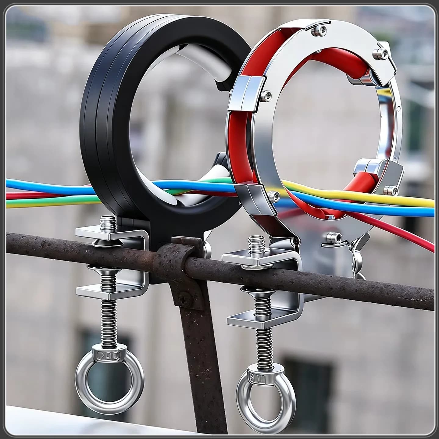 Cable Tray Roller Pulley Threading Garage Ceiling Integrated Wire Pulling Pulley Guide Fixation Construction Auxiliary Tool