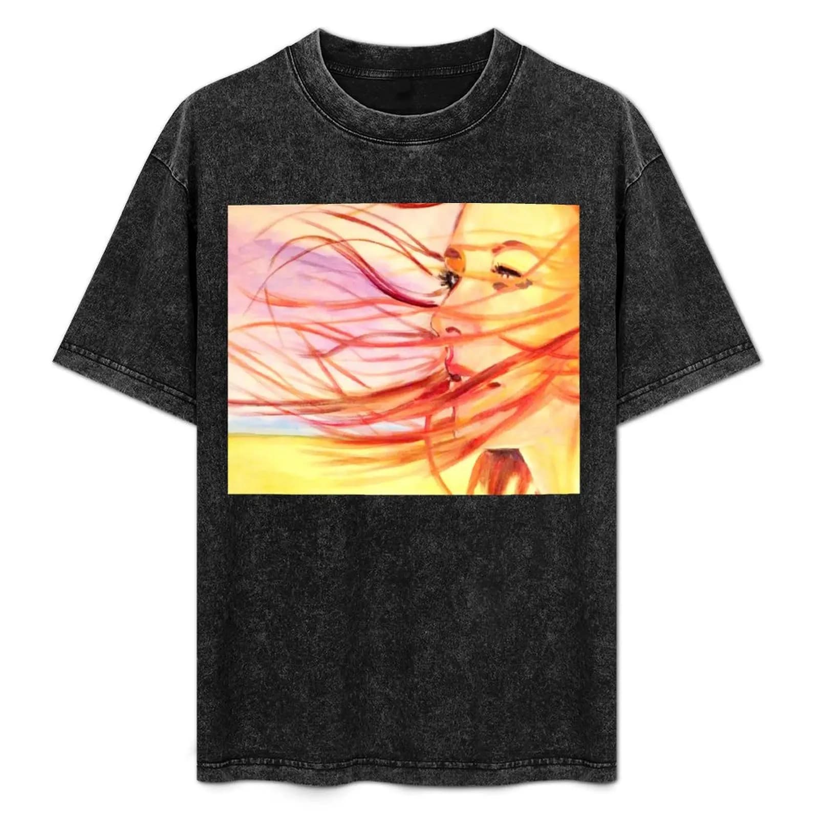Tori in the Wind T-Shirt Durable Work Wear T-Shirt