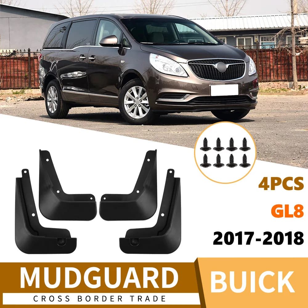 For Buick GL8 2017-2018 car fender soft rubber tile front and rear tires mud flaps 4runner accessories car accessories