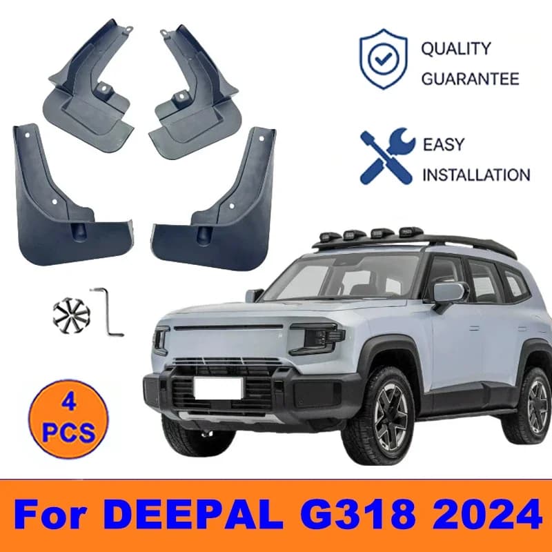 4Pcs Mud Flaps For DEEPAL G318 2024 - Splash Guards Front & Rear Wheel Fender Mudguards Car Exterior Protection Accessories
