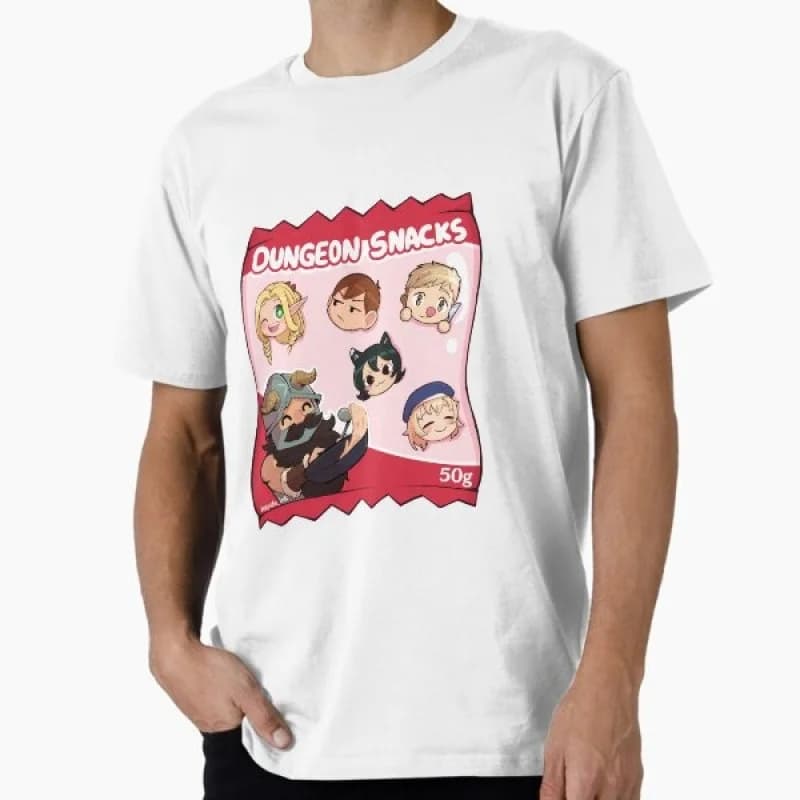 0409 Delicious in Dungeon Gift T-Shirt for RPG Gamer Dungeon Meshi Cool Anime Fantasy Adventurers Graphic clothes All size tops