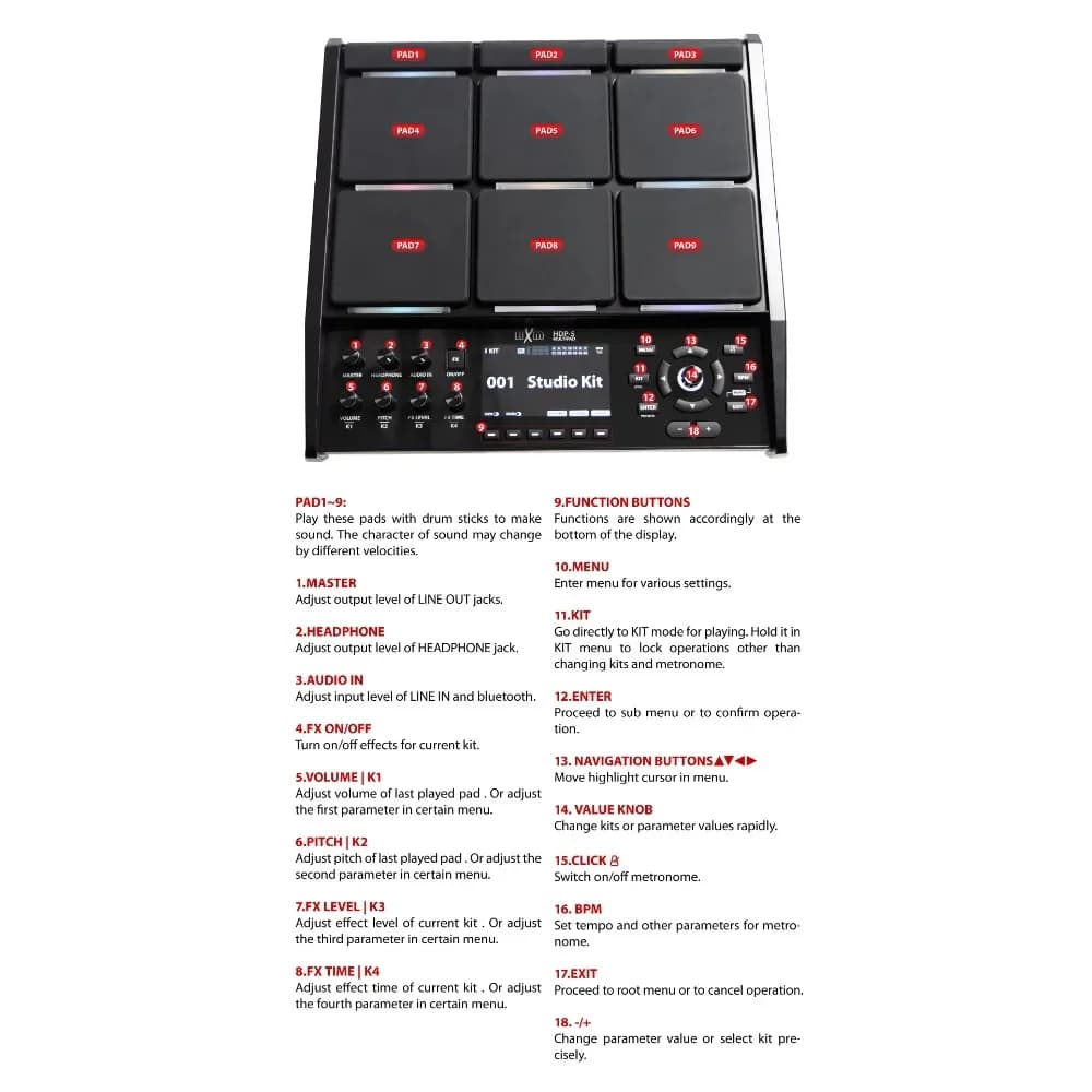 Professional HDP-5 Multi-Pad Professional HDP-5 Multi-Pad