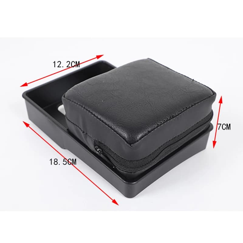 For Toyota 86/Subaru BRZ 2022+ Car central control storage box ABS+fabric Armrest box booster cushion interior accessories