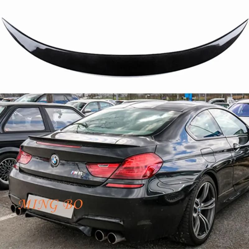FOR BMW 6 Series F06 4Door Cran Coupe M6&F13 2Door Coupe M6 M6 Style Carbon fiber Rear Spoiler Trunk wing 2012-2023