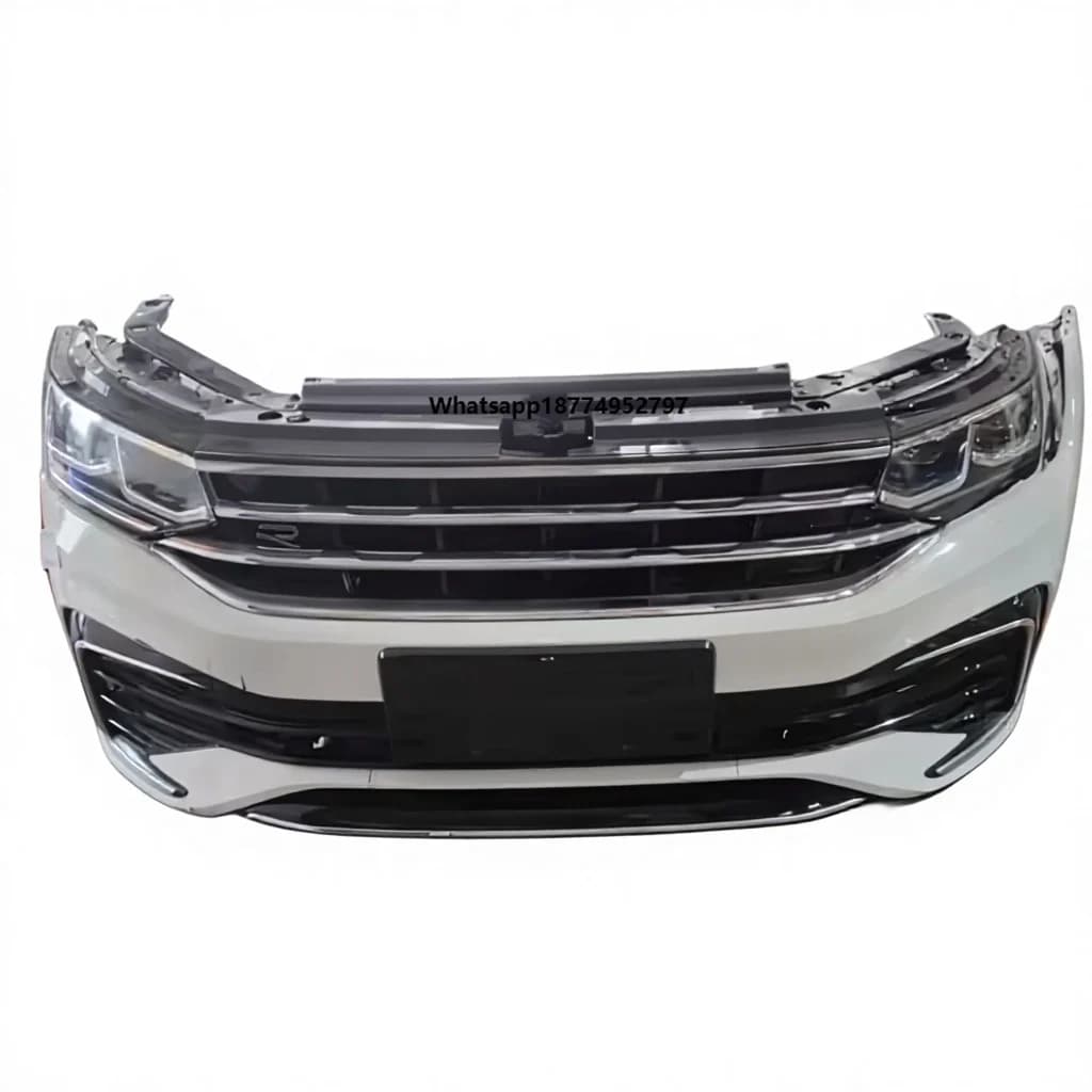 High Quality Carbon Black Front Bumper Bolt-On Auto Spare Parts for for