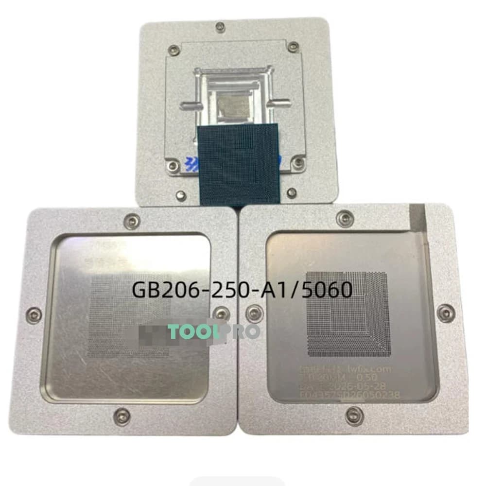 Reballing Station 82x82mm Stencil Fix EV128BBC MV78-BJR2 RTS3060 3070TI For 1050/1060/2060/3060/4070/4090/5060 BGA Reballing Jig